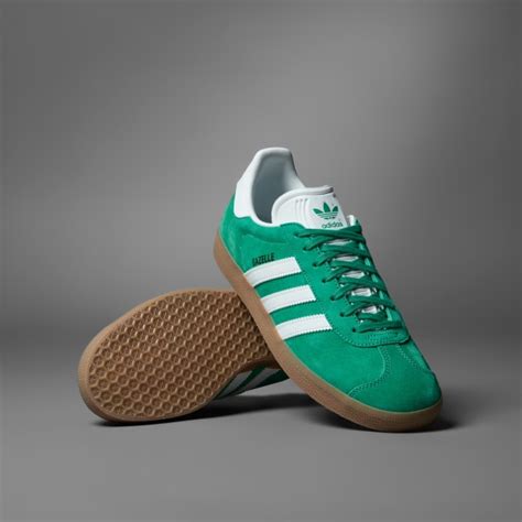 Adidas green gazelle shoes